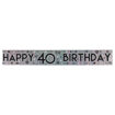 Picture of 40TH BIRTHDAY BANNER MALE